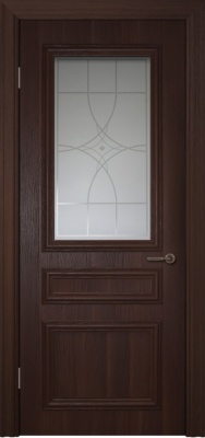 ДО 60 Неаполь остекленное Альто дуб браун, покрытие Софт-вуд