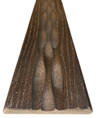 Наличник косичка-3D шпон МДФ 8мм (RUMAX) (натур.дуб тон каштан, 80*8, 2140)