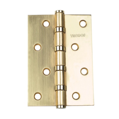 Петля врезная мат золото