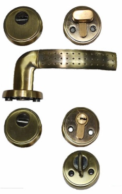 Ручка D90R c накладками