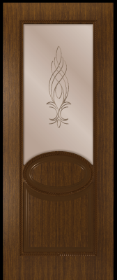 ДП 90*200 Эстет (шпон ОРЕХ, крупн., тонир)