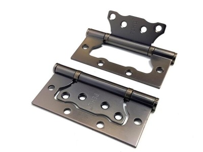 Петля матовый черный никель (без врезки)