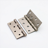 Петля врезная универс. РЕНЦ 100*75*2,5 (никель супер матовый, арт. IN100-4BB FH MSN)