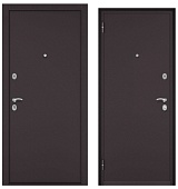 ХОУМ ЭКО Внутреннего  открывания, СТАЛЬ ВНУТР ОТКР, 2 замка (2050*860, левая, букле шоколад)